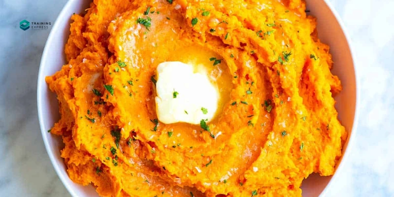 Mashed Sweet Potatoes - Soft Foods for Braces