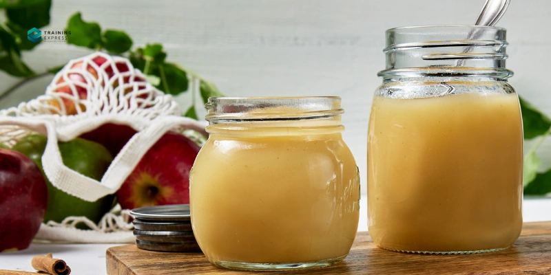 Old-Fashioned Applesauce - soft foods for braces