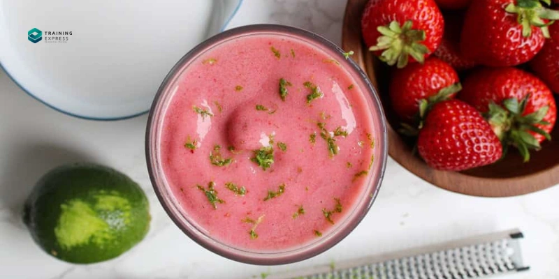 Strawberry Lime Smoothies