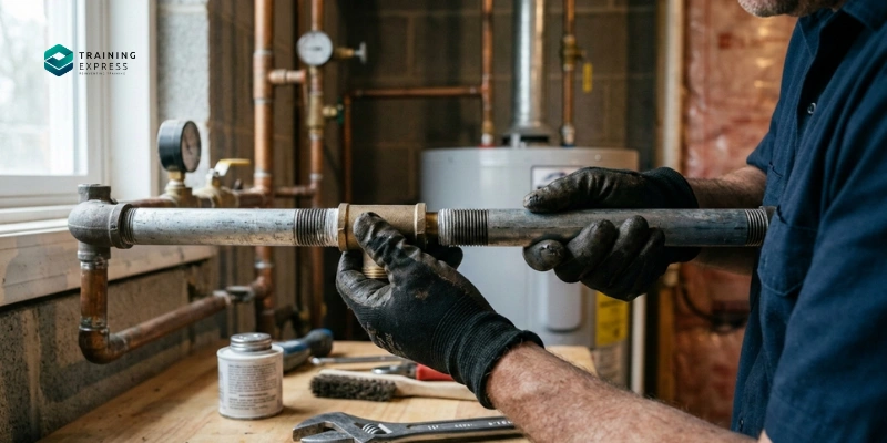 Hand-Tighten Pipes to Avoid Cross-Threading
