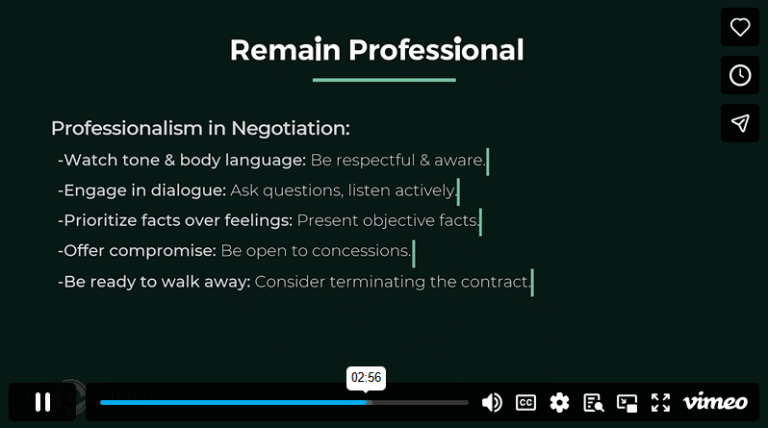 Module 6 -Contract Negotiations