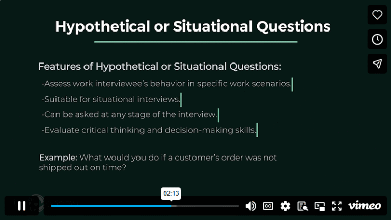 Module 6 -Types of Interview Questions