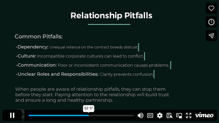 Module 8 – Nurturing Relationships