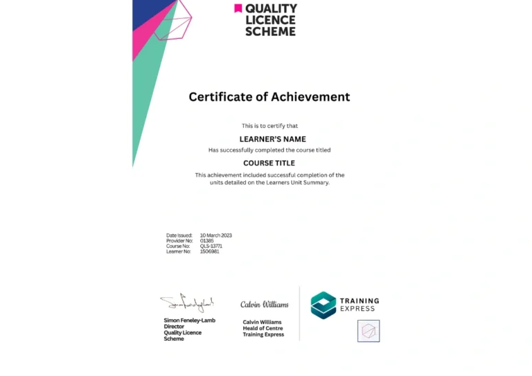 Advanced Diploma in Project Management Level 7 QLS Certification