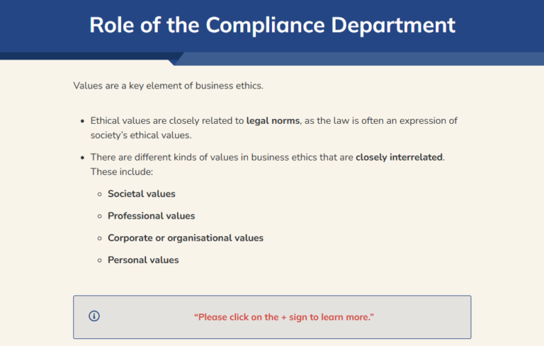 Compliance and Ethics