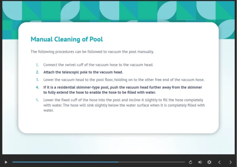 Sneak Peek of Swimming Pool Maintenance