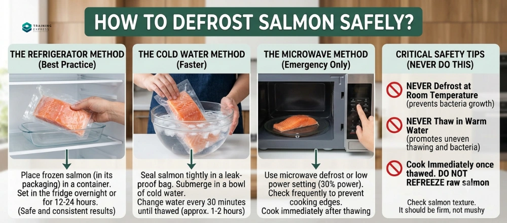 How to Defrost Salmon Safely