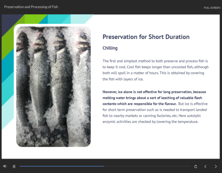 Module 05 Preservation and Processing of Fish