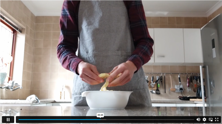 Preparing your Apple Slices