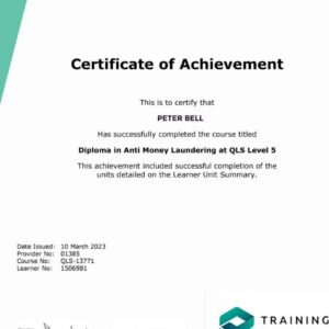 Level QLS Endorsed Certificate – Diploma in Coaching and Mentoring Level 5