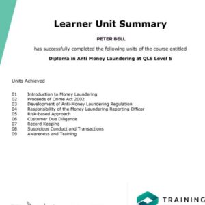QLS Certificate Package – 4 Endorsed Certificates – £300