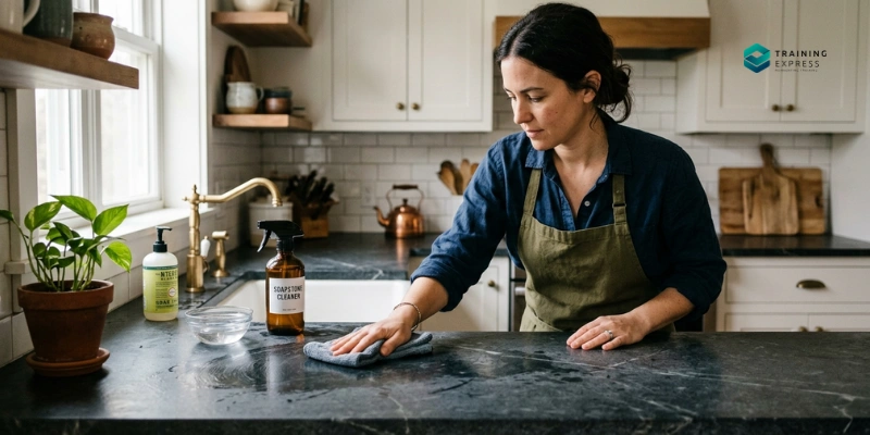 How to Clean Soapstone Countertops (Step-by-Step)
