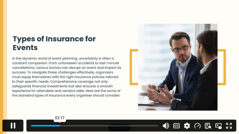Module 1 Foundations of Event Insurance