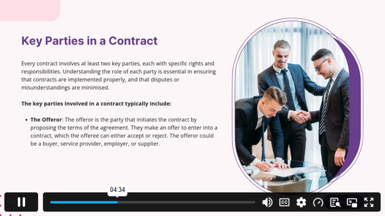 Module 1 Introduction to Contract Management