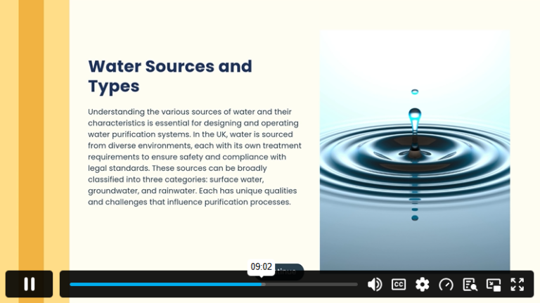 Module 1 Introduction to Water Purification