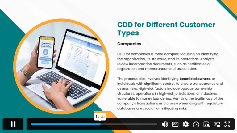 Module 2 Customer Due Diligence (CDD)