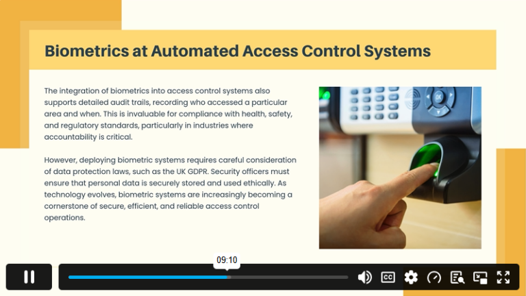 Module 3 Automated Access Control System