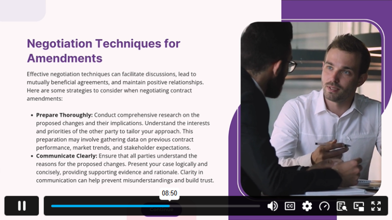 Module 3 Managing Contract Changes and Amendments (1)