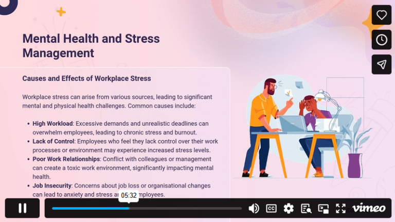 Module 3 Workplace Health and Wellbeing