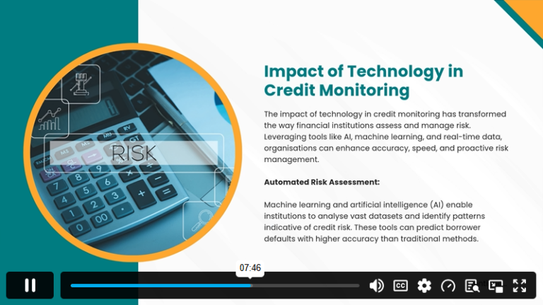Module 4 Credit Risk Monitoring and Management
