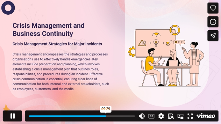 Module 4 Emergency Planning and Incident Management