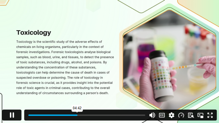 Module 4 Forensic Chemistry
