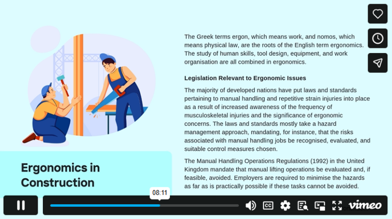Module 4 Health and Safety in Construction Management