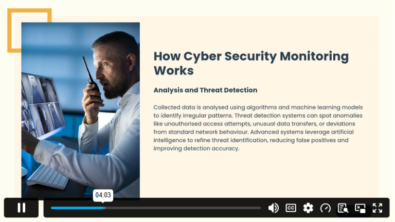 Module 4 IP Network & Cyber Security at Monitoring System