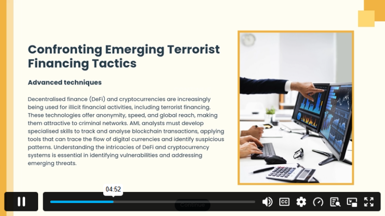 Module 5 The Next Frontier Becoming a Proactive AML Analyst