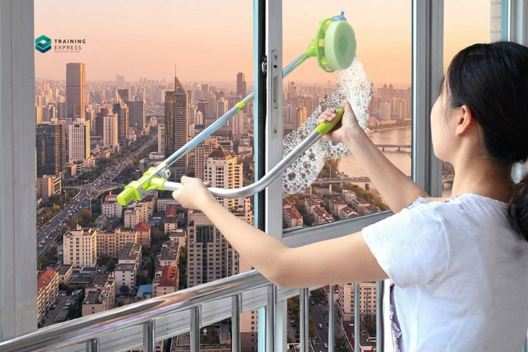 A U shaped extendable window cleaner is a useful tool for reaching outside glass surfaces that are difficult to access from inside your home