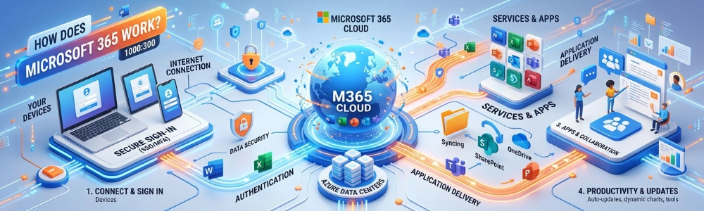 How Does Microsoft 365 Work