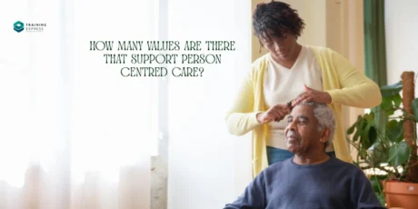 How many values are there that support person centred care