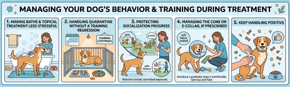 Managing Your Dog's Behavior & Training During Treatment