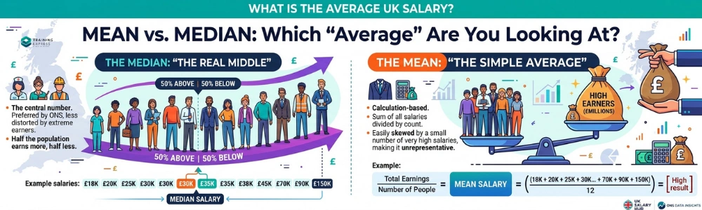 Mean vs Median Which Average Are You Looking At | What Is the Average UK Salary