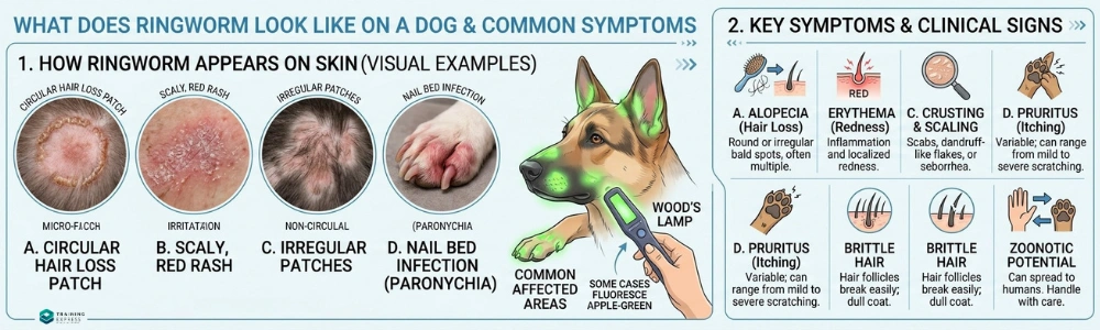 What Does Ringworm Look Like on a Dog