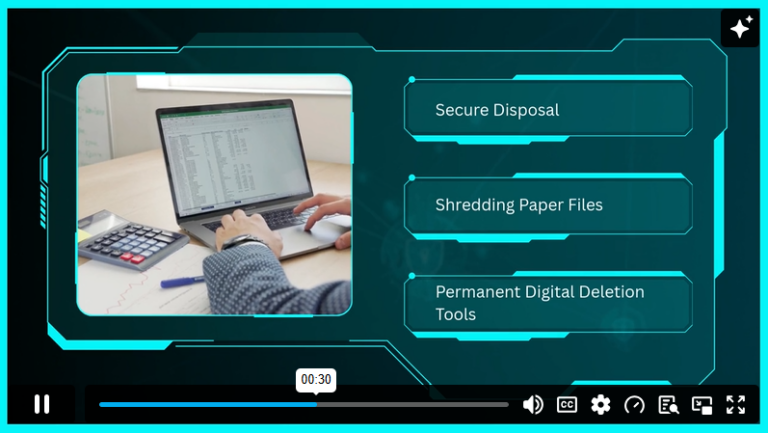2.4 Retention and Disposal of Financial Data