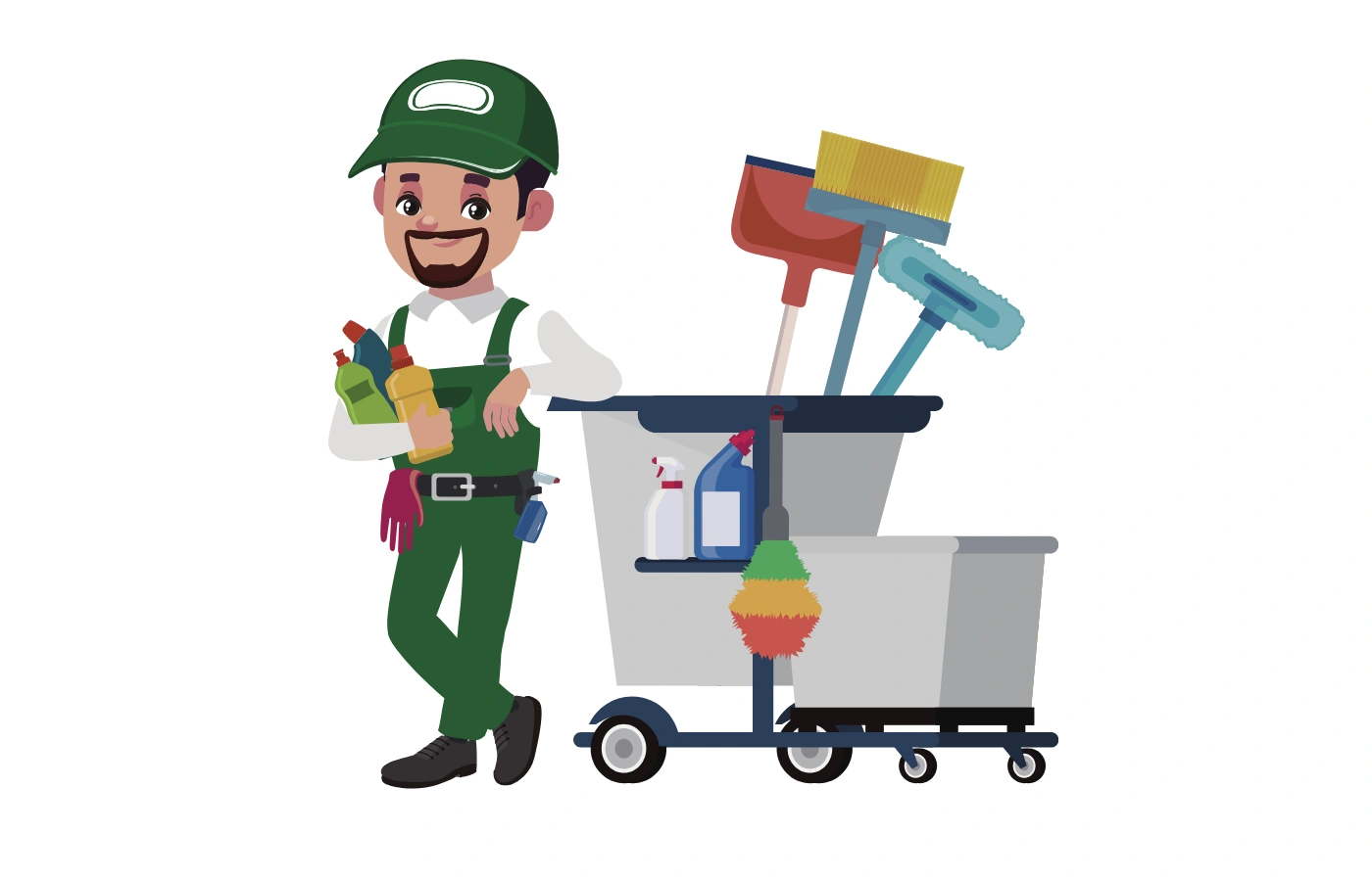 Online cleaning course training