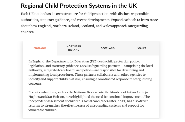Module 02 Legislation for Safeguarding Children