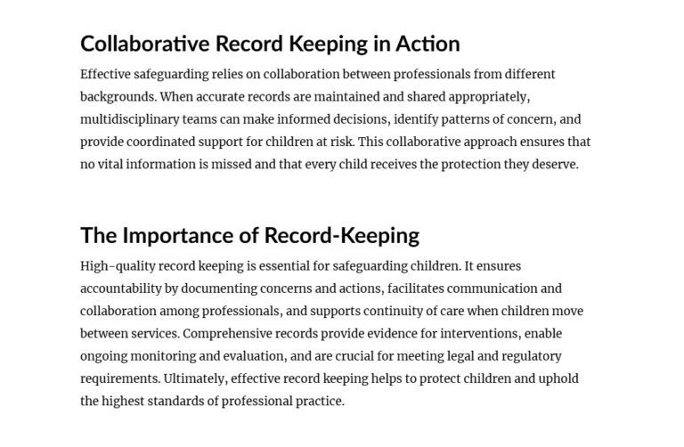 Module 05 Record Keeping
