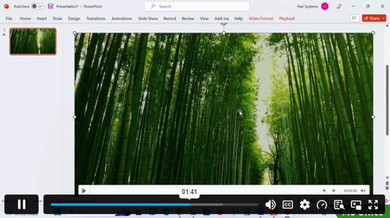 Adding Video to a Presentation