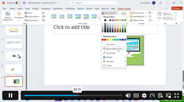 Applying Built-in Picture Styles