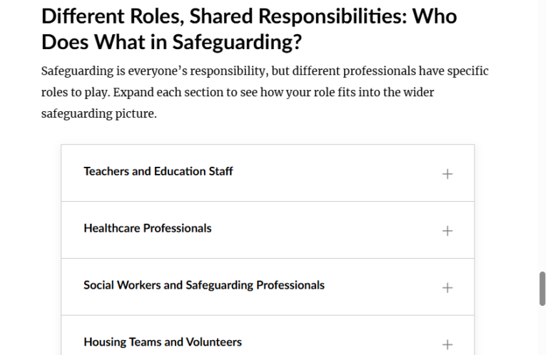 Module 05 Safeguarding and Legal Responsibilities