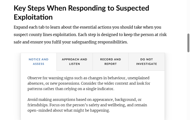 Module 06 Responding to Concerns and Disclosures