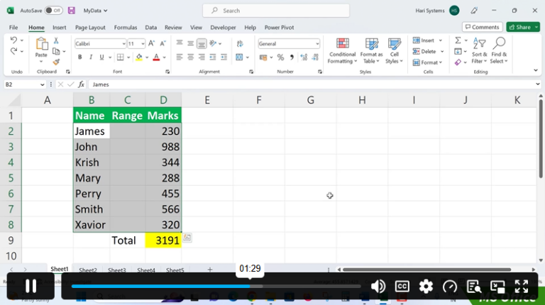 Sorting Data Descending Order